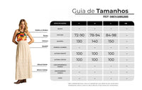 Yacamim Embroidered Beige Linen Full-Length A-Line Skirt G10