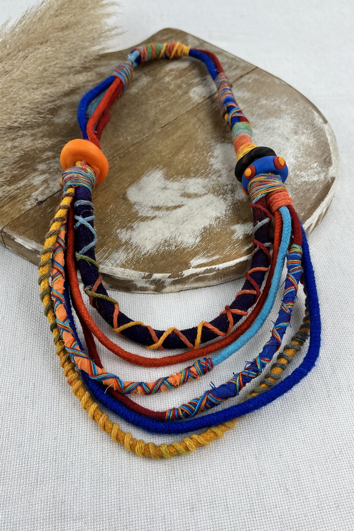 Yacamim Handmade Colorful Rope Necklace #244
