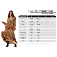 Yacamim D1 Printed Long Sleeve Long Dress