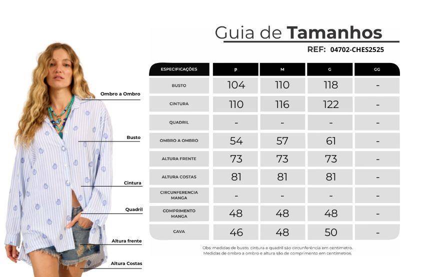 Yacamim A12 Wide Long Striped Blue Long-Sleeve Shirt