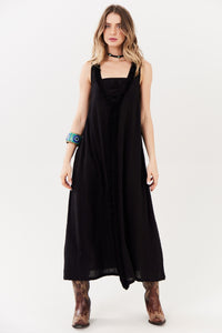 Yacamim C23 Black Midi Dress