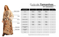 Yacamim J5 Wide Beige Printed Kaftan