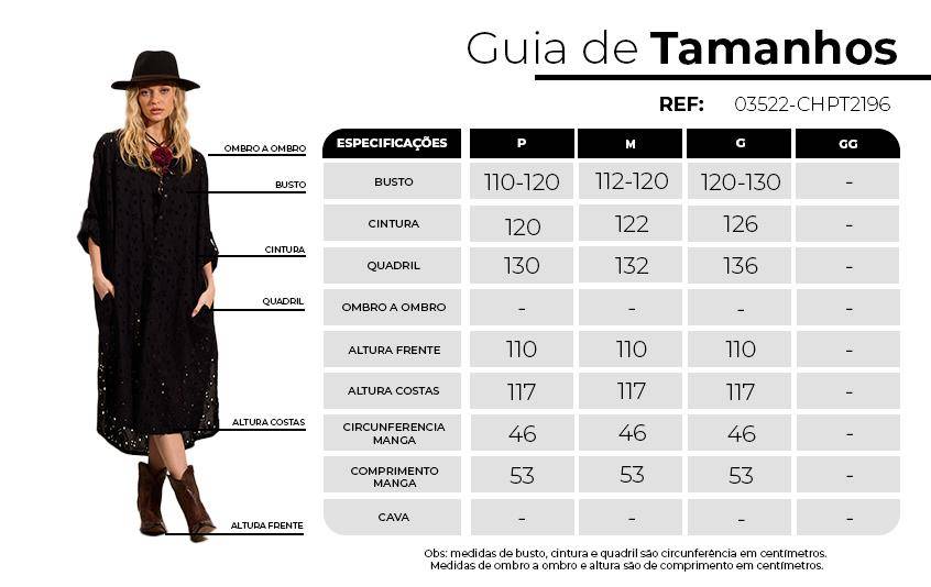 Yacamim Black Embroidered Long Chemise