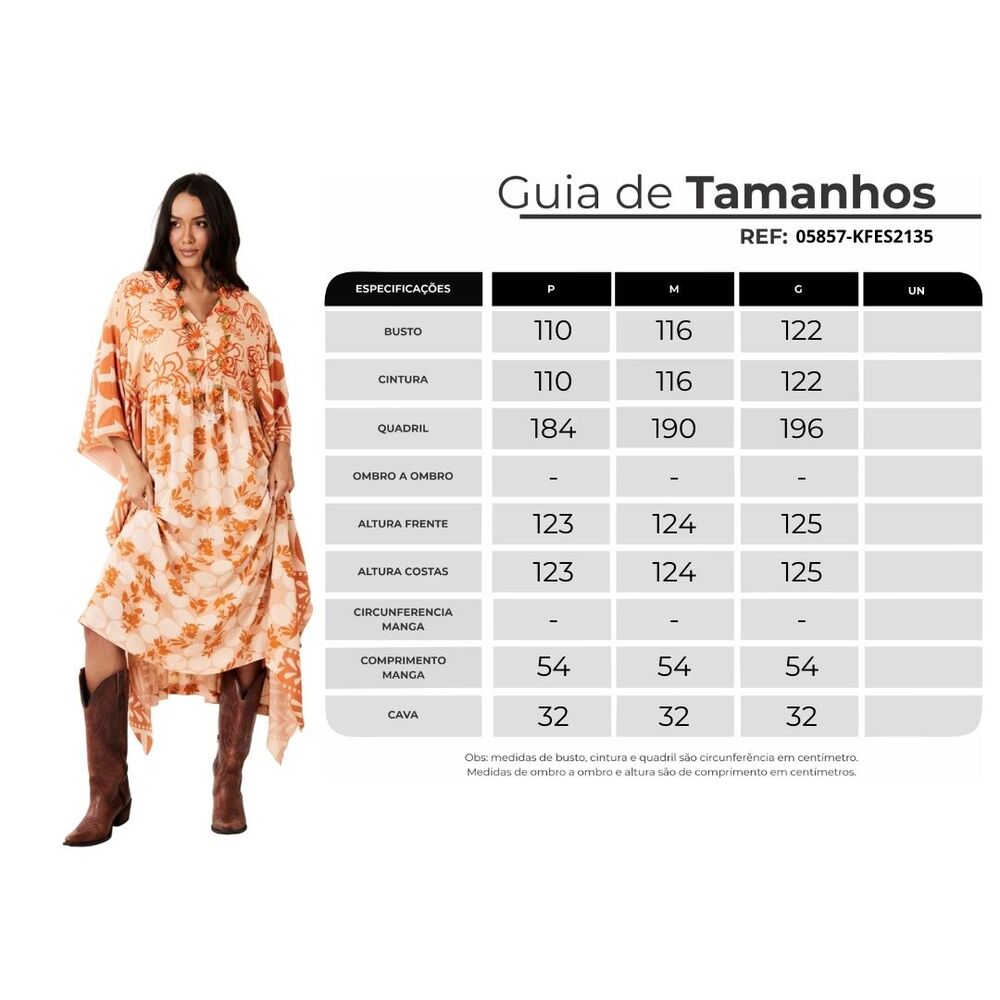 Light Orange Midi Kaftan with Polka Dot Print Yacamim J9