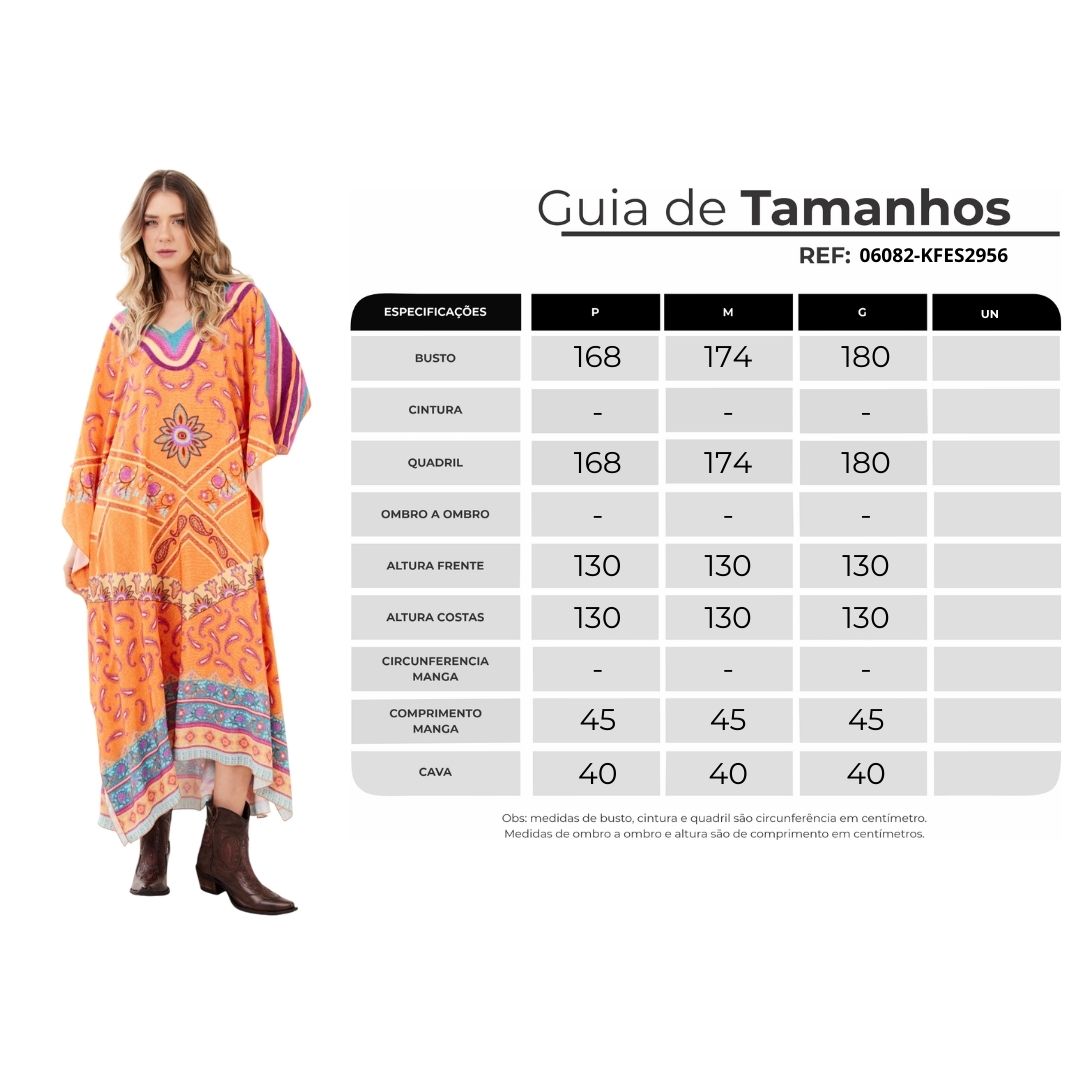 Kaftan Midi with V-neck Yacamim I4