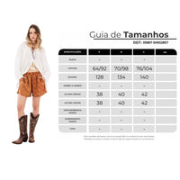 Yacamim A2 Printed Orange 100% Cotton Paraty Shorts