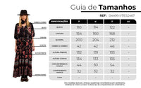 Yacamim Black Printed 3/4 Sleeve Long Dress