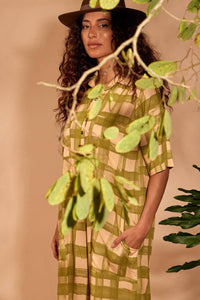 Yacamim Wide Jumpsuit with Short Sleeves and Pockets