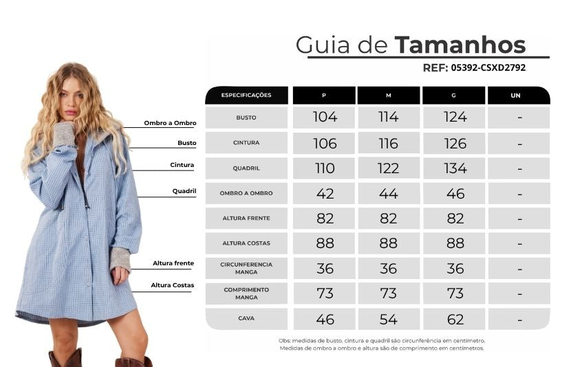 Yacamim K7 Light Blue Plaid Hooded Jacket