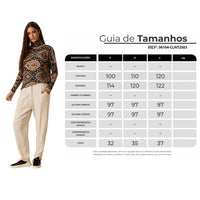 Yacamim A10 Beige Viscose Linen Tailored Trousers