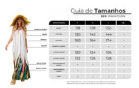Long White Printed Dress "Pira Omomba'e Yacamim" Collection C7