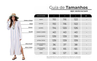 Chemise Midi Listrada Branca Com Azul Estampado Yacamim M7