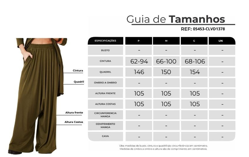 Yacamim H1 Plain Moss Green Sarouel Palazzo Pants