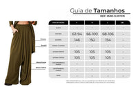 Yacamim H1 Plain Moss Green Sarouel Palazzo Pants