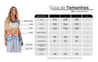 Yacamim Q10 Blue Striped Crocheted Strap Tank Top