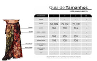 Calça Pantalona Estampa Digital De Batik Yacamim I8