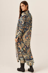 Yacamim Paisley Print Midi Shirt P1