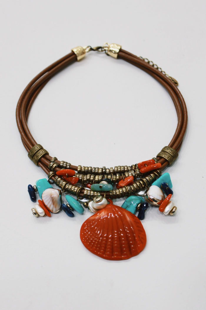 Yacamim Handmade Necklace with Mixed Charms #715