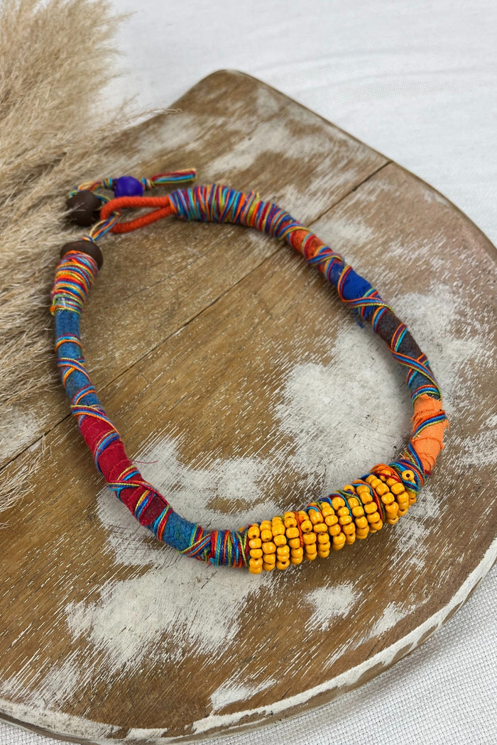 Yacamim #105 Handmade Colorful Rope Necklace