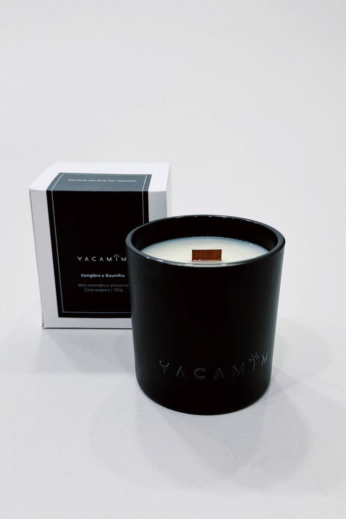 Handmade Aromatic Candle Ginger and Vanilla Yacamim #814
