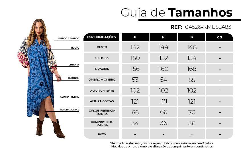 Yacamim K9 Blue Patchwork Flowy Chemise with Puffy Long Sleeves