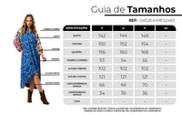 Yacamim K9 Blue Patchwork Flowy Chemise with Puffy Long Sleeves
