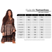 Vestido Curto Amplo Com Veludo Marrom Patchwork Yacamim C4