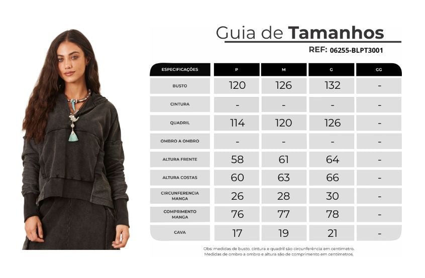Blusa De Moletom Com Capuz E Bolso Canguru Yacamim S7