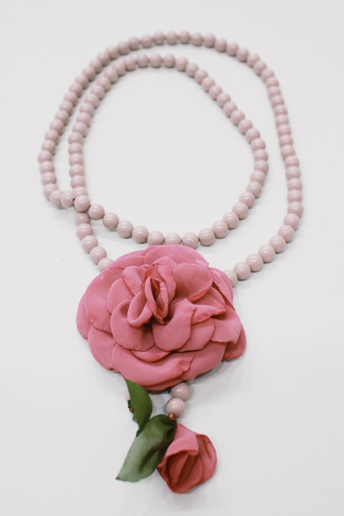 Our Lady Necklace with Rose Yacamim Flower #702