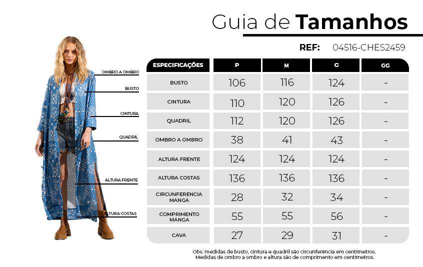 Yacamim M2 Long Blue Printed Chemise
