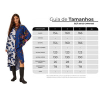 Light and Dark Blue Long Chemise Patchwork Yacamim M4