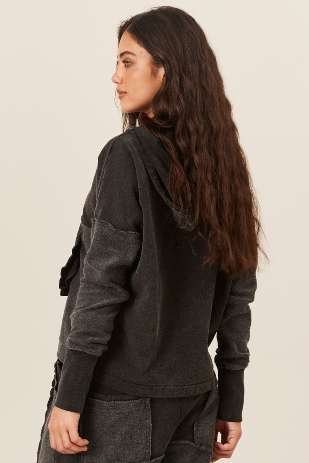 Blusa De Moletom Com Capuz E Bolso Canguru Yacamim S7