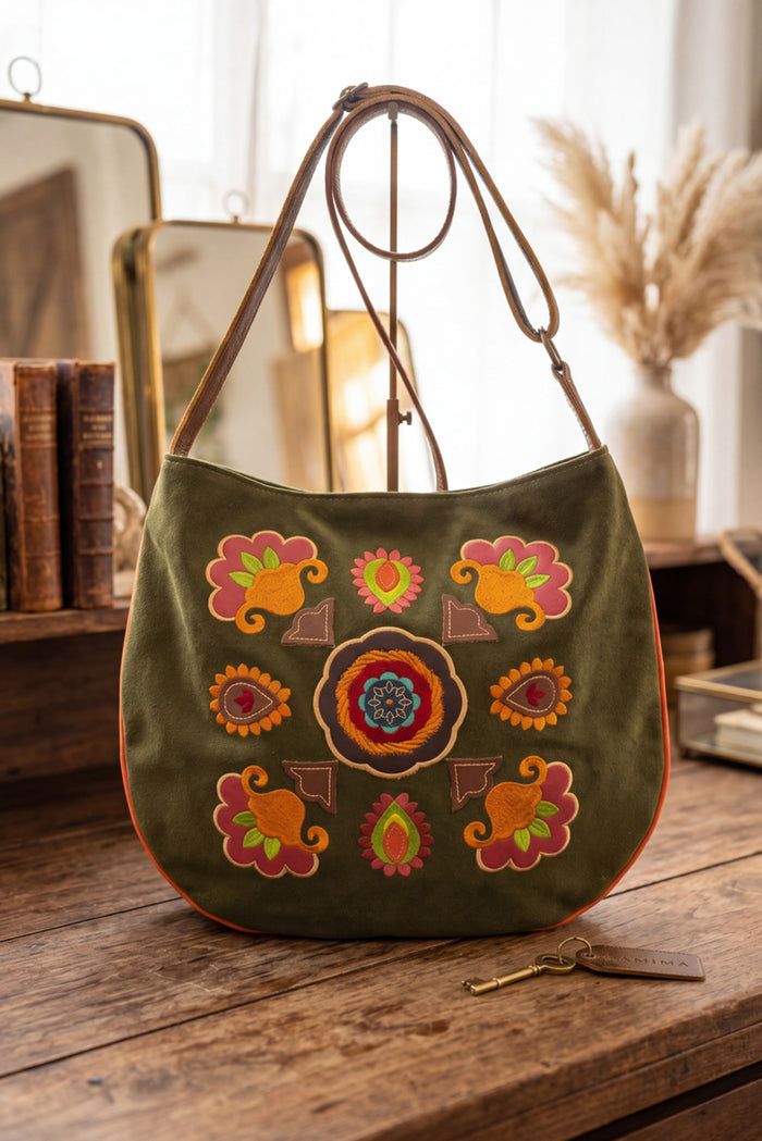 Handmade Canvas Nirvana Yacamim Bag