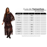Yacamim E5 Gypsy Long Dress with Paisley Tulle