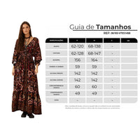 Yacamim C18 Printed Black Shirred Long Dress