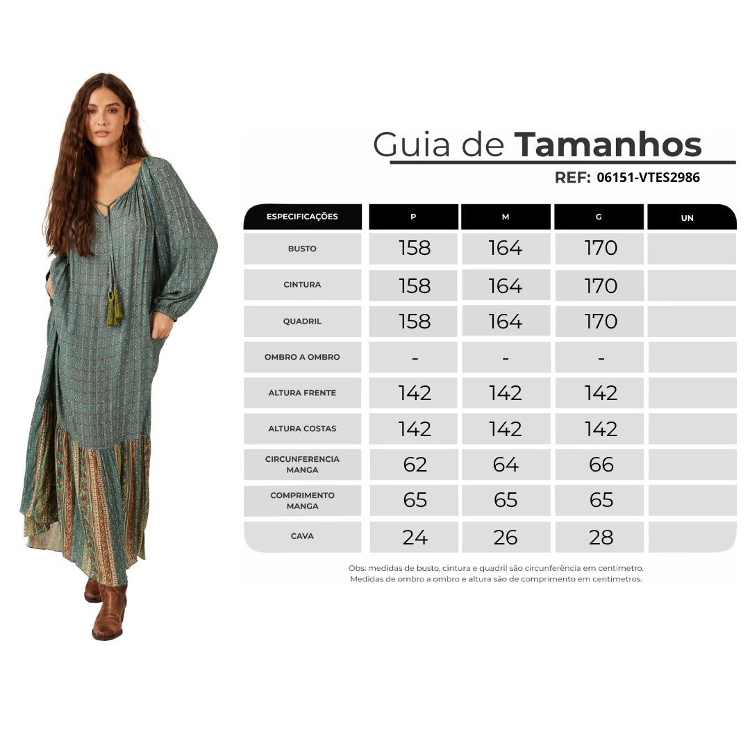 Yacamim E14 Green Patchwork Lurex Long Dress