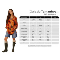 Short Lurex Shirt Orange Printed Yacamim N8