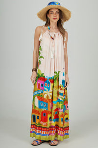 Oxê Bahêa Yacamim Collection Long Cord Strap Dress Q1