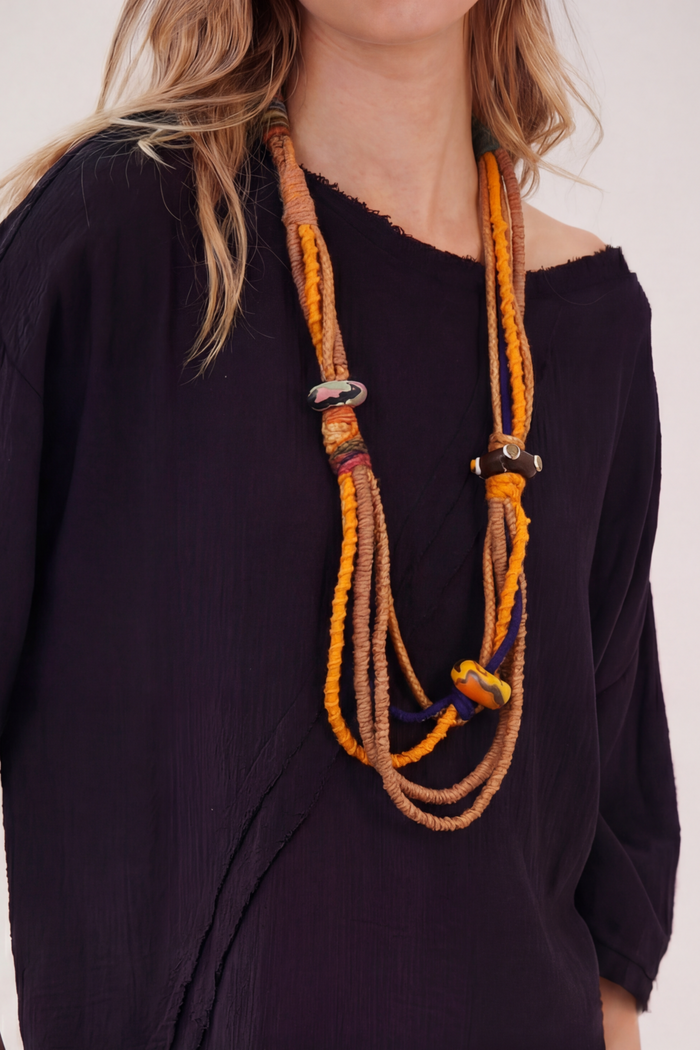 Yacamim Handmade Colorful Rope Necklace #900