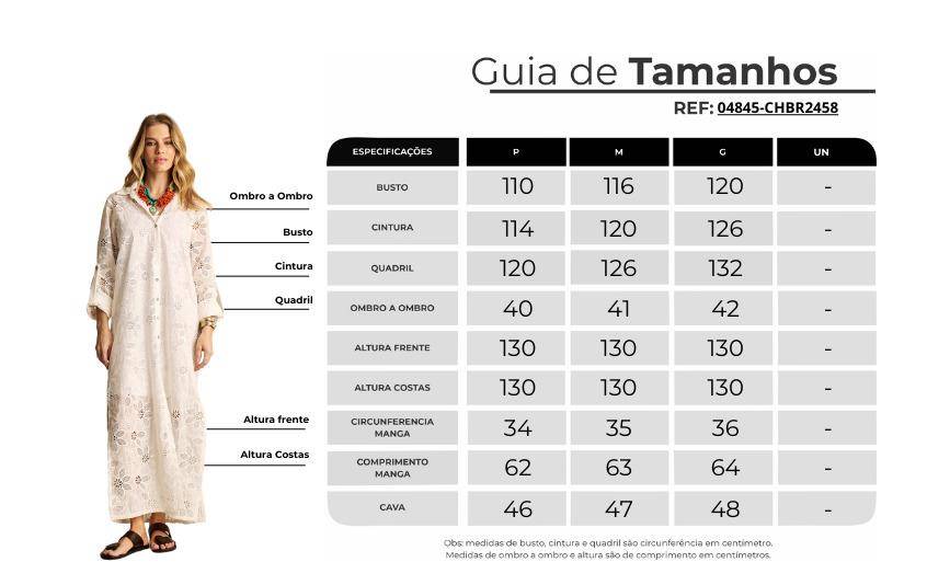 White Broderie Long Chemise Yacamim N4