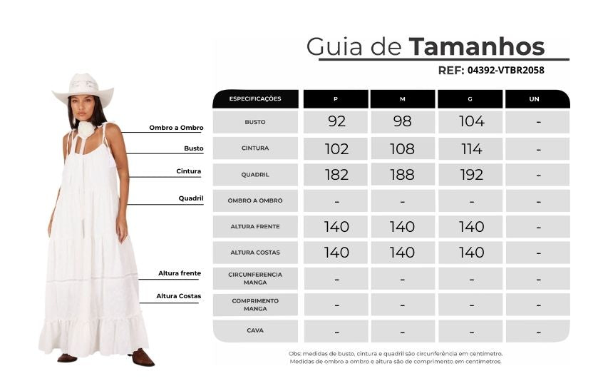 Yacamim C7 White Long Dress with Tie Straps