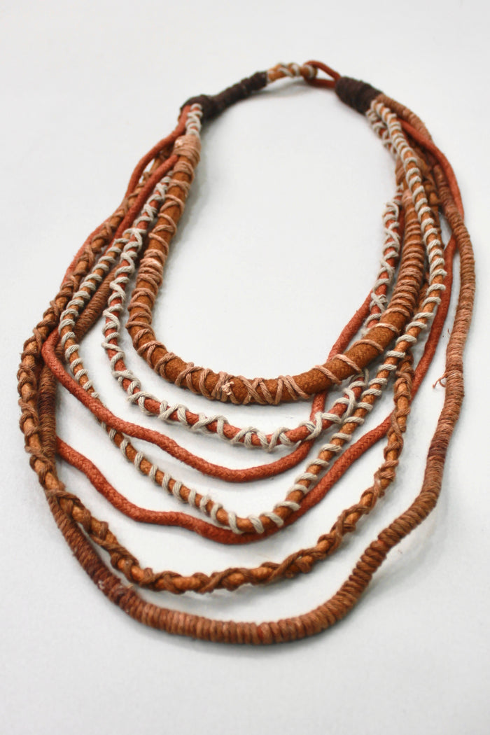 Handmade Colorful Rope Necklace Yacamim #375