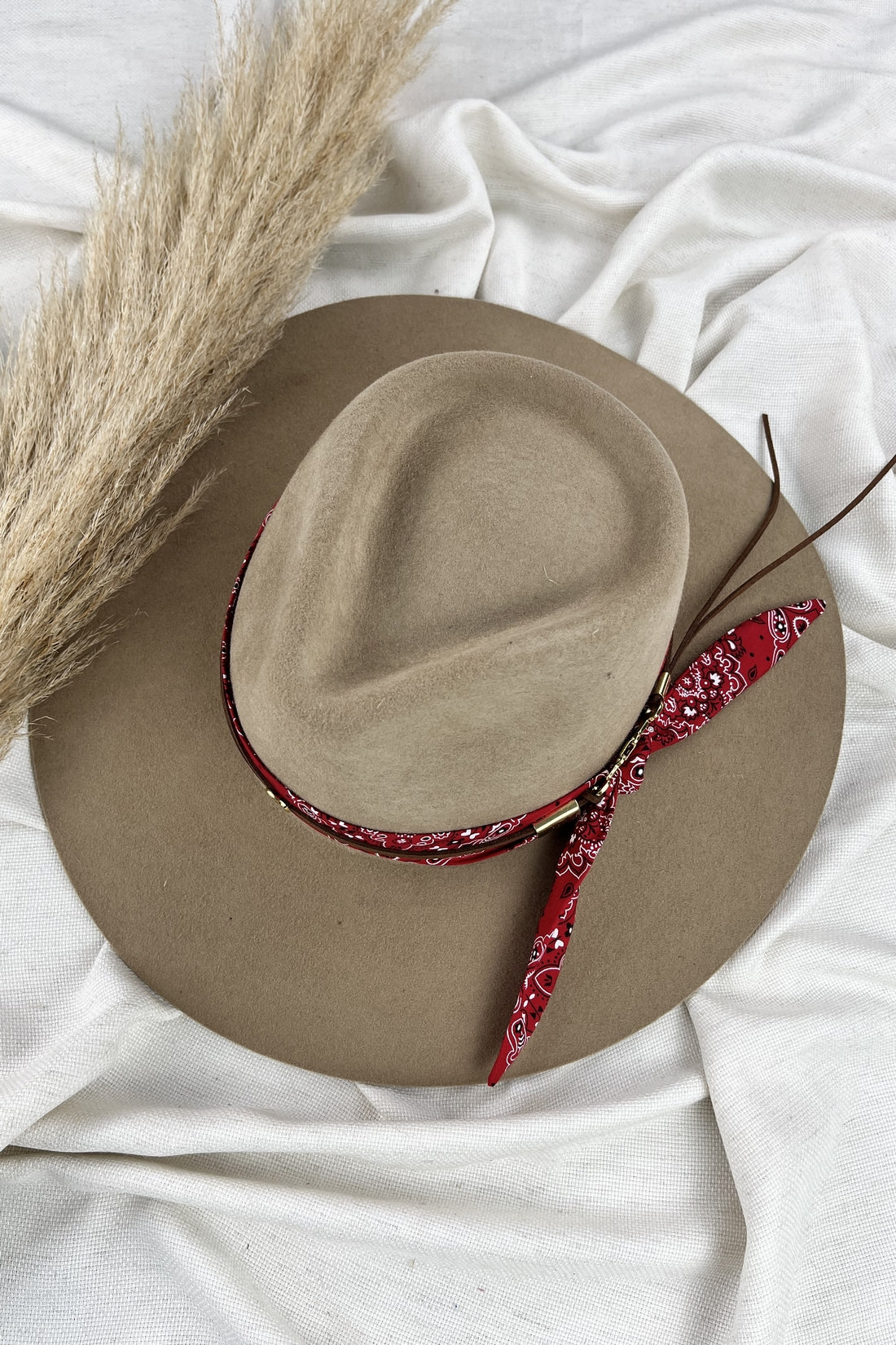 Marcatto Light Brown Felt Hat Yacamim #164