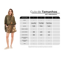 Yacamim Green Floral 100% Cotton Paraty Shorts R4