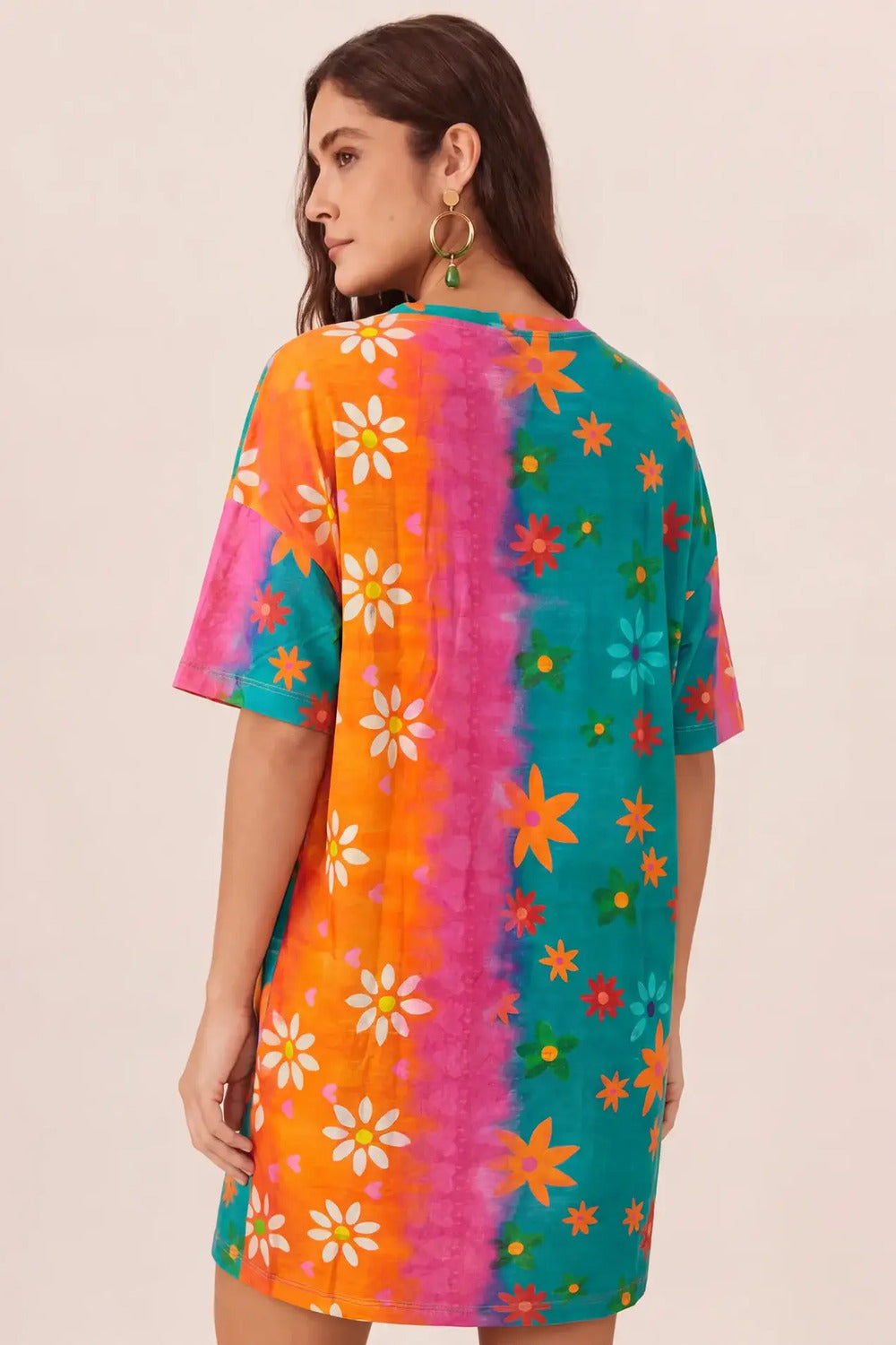 Yacamim Tiradentes Colorful Printed Loose T-shirt T4