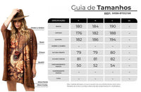 Yacamim Brown Guitar Print Loose Tunic