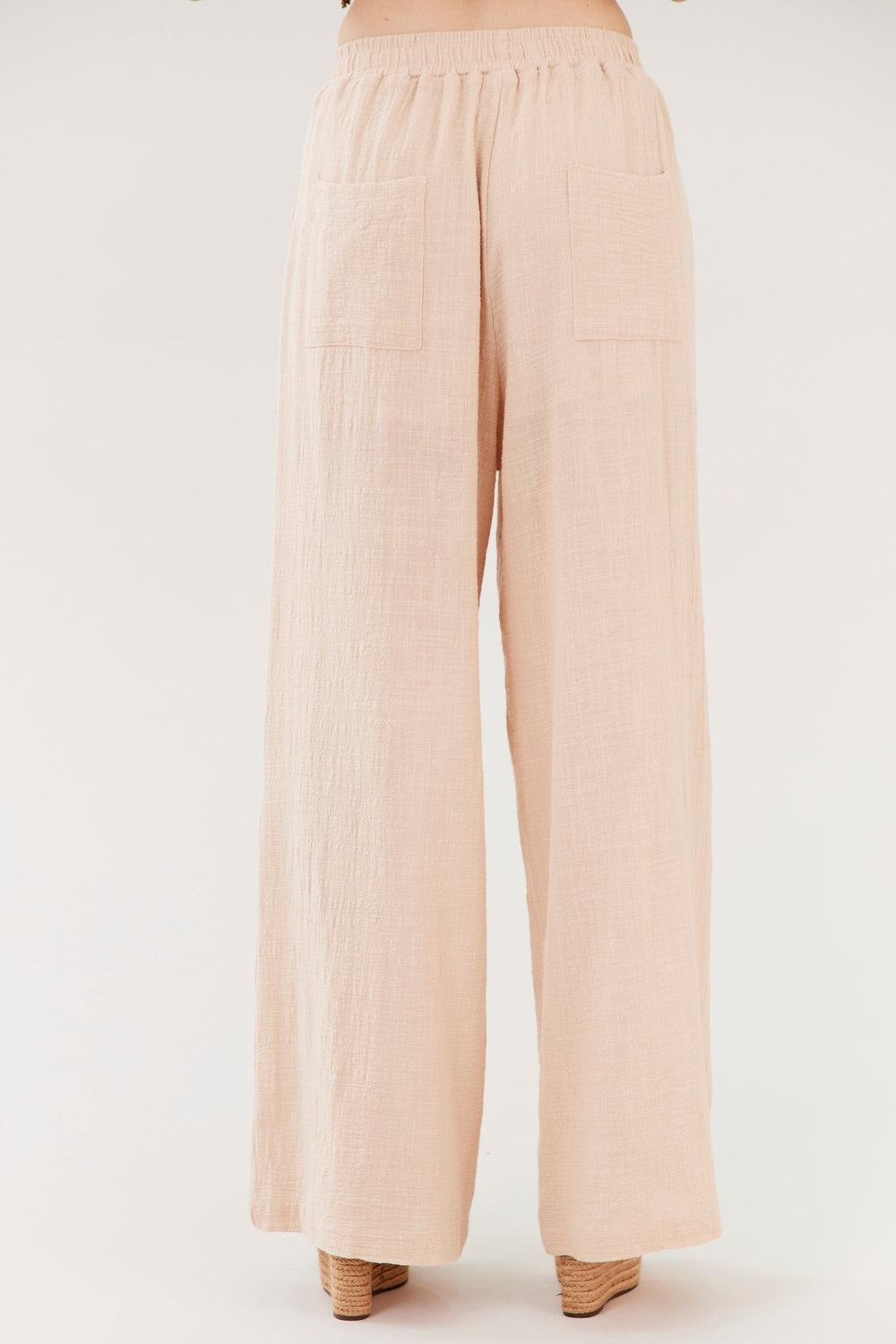 Yacamim I7 Dark Beige 100% Cotton Pants