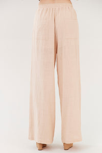 Yacamim I7 Dark Beige 100% Cotton Pants