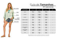 Yacamim Mint Green V-Neck Basic T-Shirt