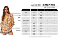 Yacamim Yellow Wide Cashmere Print Blouse B4